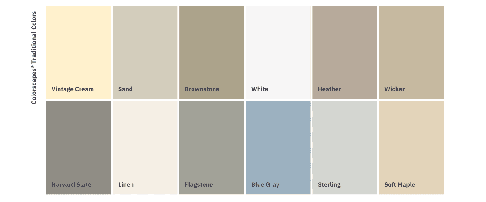 Royal Estate Siding Colors